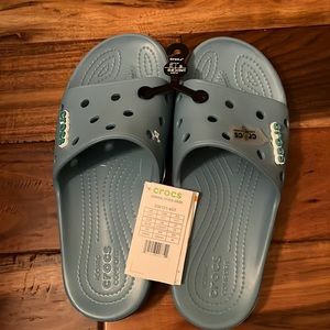 NWT Crocs Classic Slides in Turq Tonic Color, Size 10(men)/11(women)